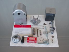 Original Caran D`Ache Spitzer 455 Spitzmaschine + Halterung